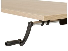 BNO S-Line table assis-debout réglable manuellement avec manivelle S-Line table assis-debout réglable manuellement avec manivelle