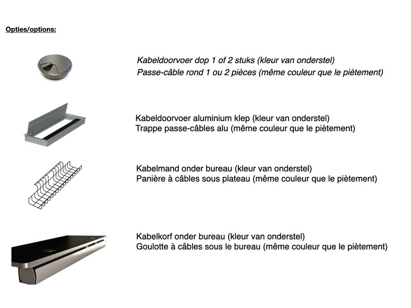 Flex elektrisch zit-sta bureau – in hoogte verstelbaar met geheugenfunctie