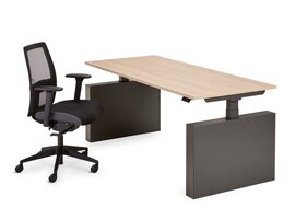 BNO Flex bureau assis-debout électrique réglable en hauteur avec mémorisation Flex bureau assis-debout électrique réglable en hauteur avec mémorisation