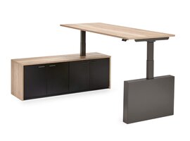 Flex bureau de direction assis-debout  électrique réglable en hauteur