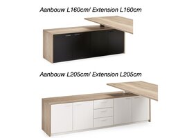 Flex bureau de direction assis-debout  électrique réglable en hauteur