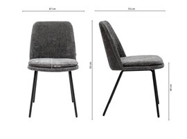 Eetkamerstoel Jet – Stoer, stijlvol en comfortabe