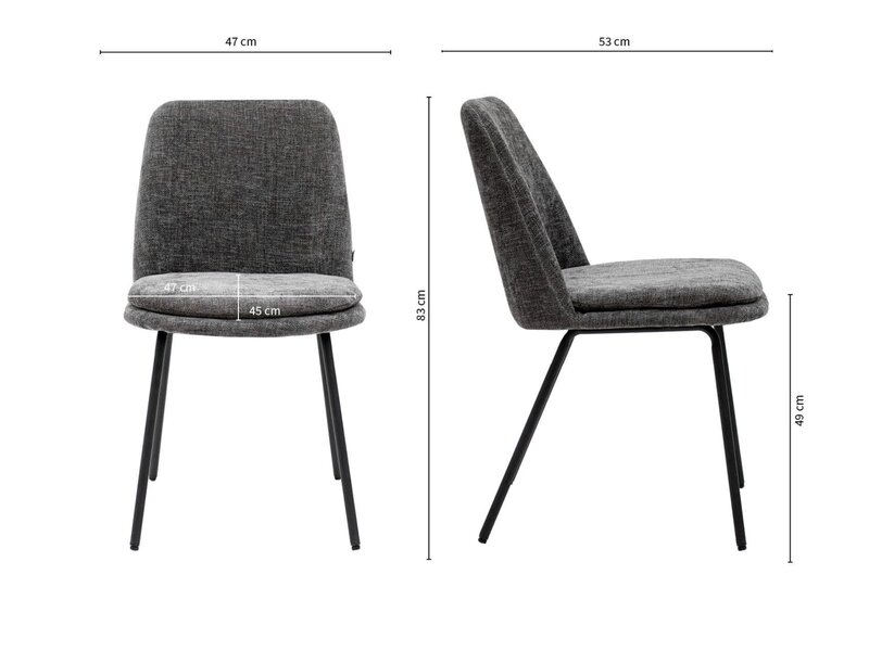 Eetkamerstoel Jet – Stoer, stijlvol en comfortabe