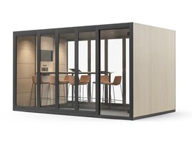 SILENT ROOM XL – Cabine acoustique spacieuse pour réunions, appels et travail concentré