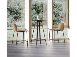 Lixio houten barkruk | Belgisch design en kwaliteit