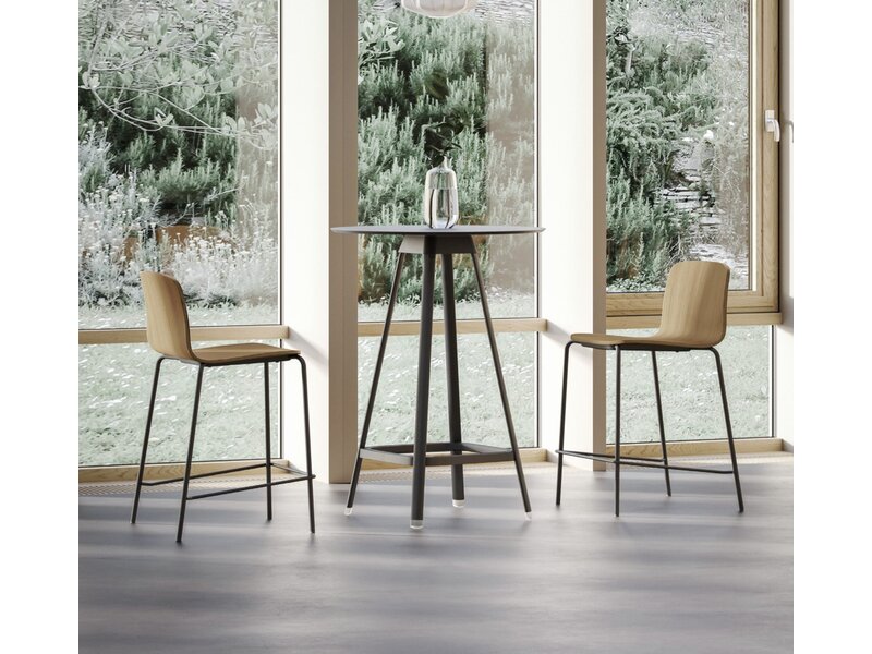 Lixio houten barkruk | Belgisch design en kwaliteit