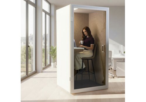 Cube 1 Stand – Akoestische Telefooncel met Montage