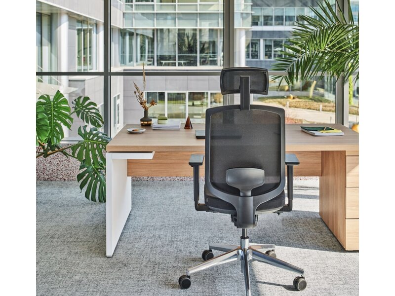 Bureau de direction MDD Mito avec caisson – Design italien élégant et fonctionnel signé Simone Bernocchi | Brand New Office