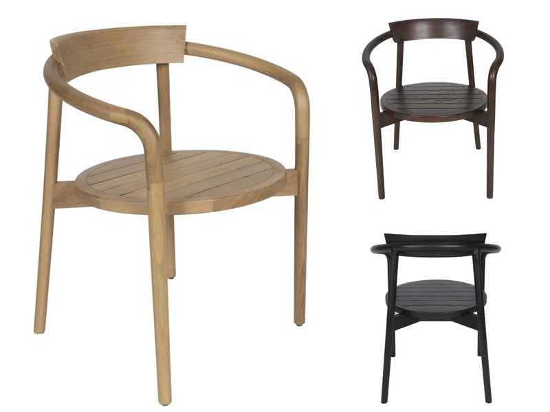 Edo essenhouten stoel – Belgisch design met een speelse twist van Axel Enthoven