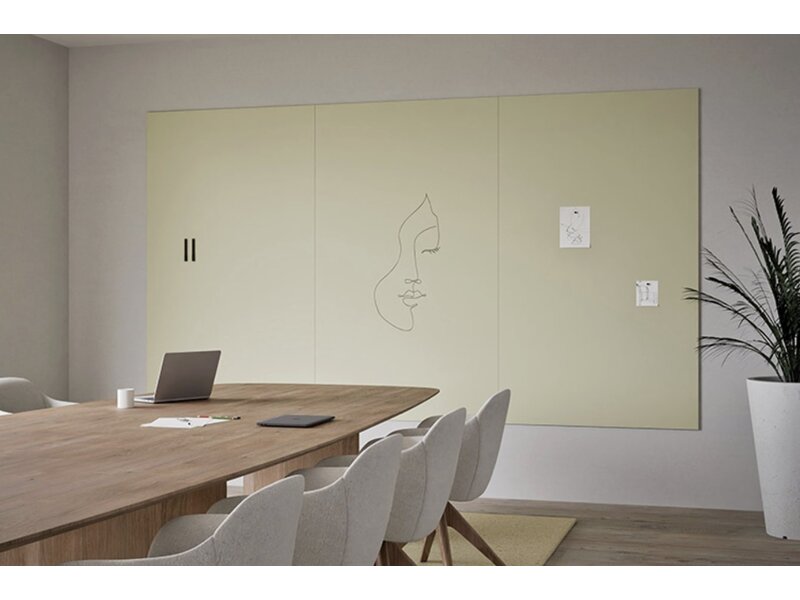 Chameleon Frameless Whiteboard Curve & Sharp – Design, functionaliteit en schrijfcomfort in perfecte balans