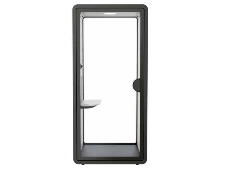 X-Pod Belcel – Akoestische 1-Persoons Werk- en Belcabine met Verstelbare Tafel, Verlichting & Ventilatie | Direct Leverbaar