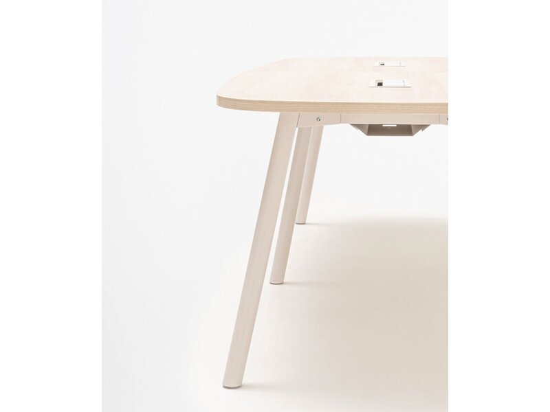 Echo Vergadertafel – Modulaire Design Conferentietafel met Kabelbeheer & Keuze uit verschillende vormen