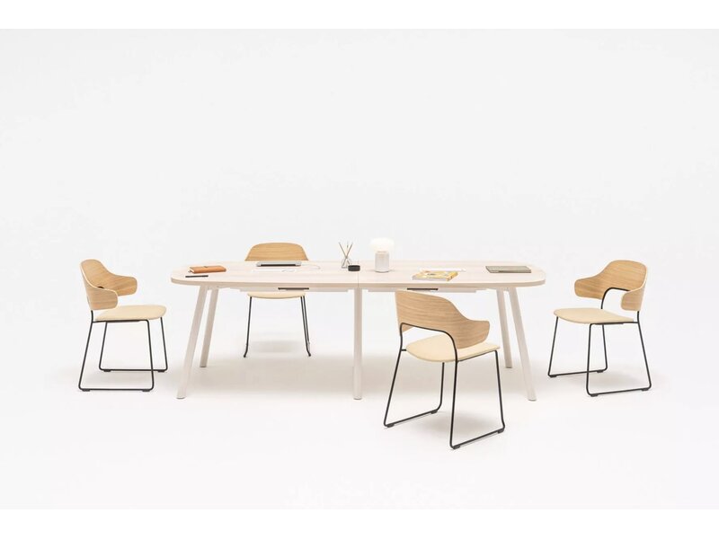 Echo Vergadertafel – Modulaire Design Conferentietafel met Kabelbeheer & Keuze uit verschillende vormen