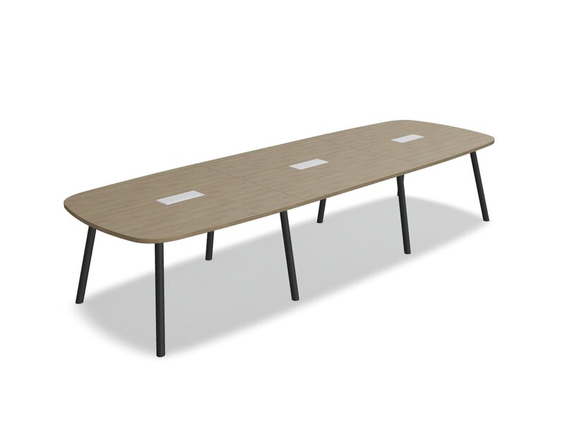 Echo Vergadertafel – Modulaire Design Conferentietafel met Kabelbeheer & Keuze uit verschillende vormen