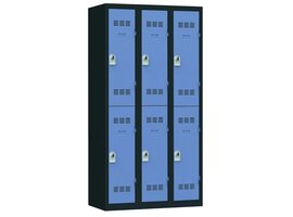 Vinco Casier vestiaire Vinco métallique 6 cases – Armoire monobloc industrielle avec haute résistance, ventilation et serrure sécurisée Casier vestiaire Vinco métallique 6 cases – Armoire monobloc industrielle avec haute résistance, ventilation et serrure sécurisée