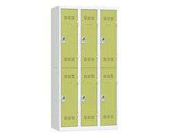 Vinco Casier vestiaire Vinco métallique 6 cases – Armoire monobloc industrielle avec haute résistance, ventilation et serrure sécurisée Casier vestiaire Vinco métallique 6 cases – Armoire monobloc industrielle avec haute résistance, ventilation et serrure sécurisée