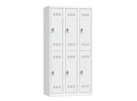 Vinco Casier vestiaire Vinco métallique 6 cases – Armoire monobloc industrielle avec haute résistance, ventilation et serrure sécurisée Casier vestiaire Vinco métallique 6 cases – Armoire monobloc industrielle avec haute résistance, ventilation et serrure sécurisée
