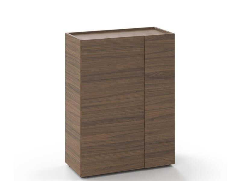 Armoires de rangement Narbutas PLANA en placage bois – Système premium 2H/3H/5H avec portes soft-close