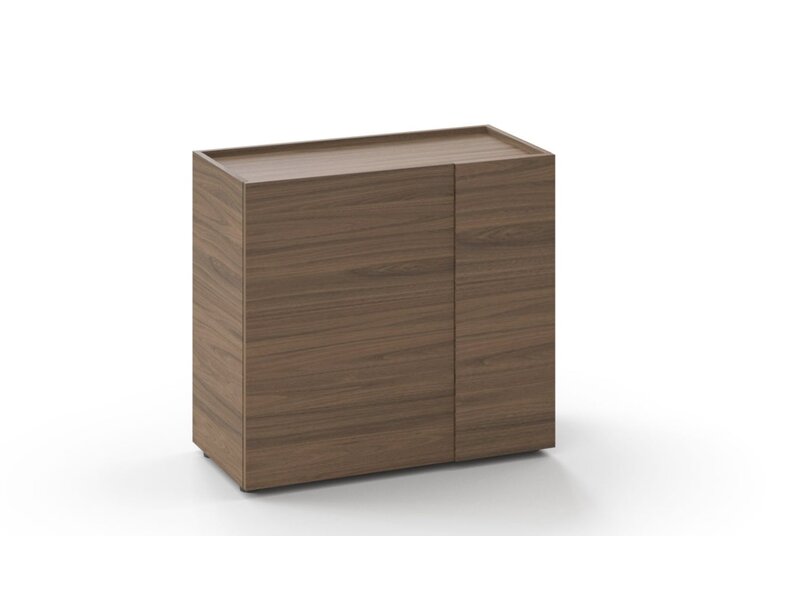 Armoires de rangement Narbutas PLANA en placage bois – Système premium 2H/3H/5H avec portes soft-close