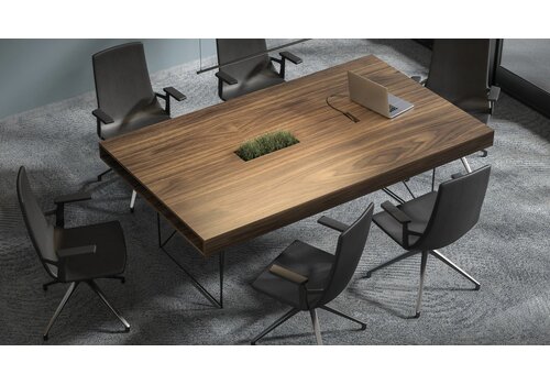 Air executive vergadertafel in fineer