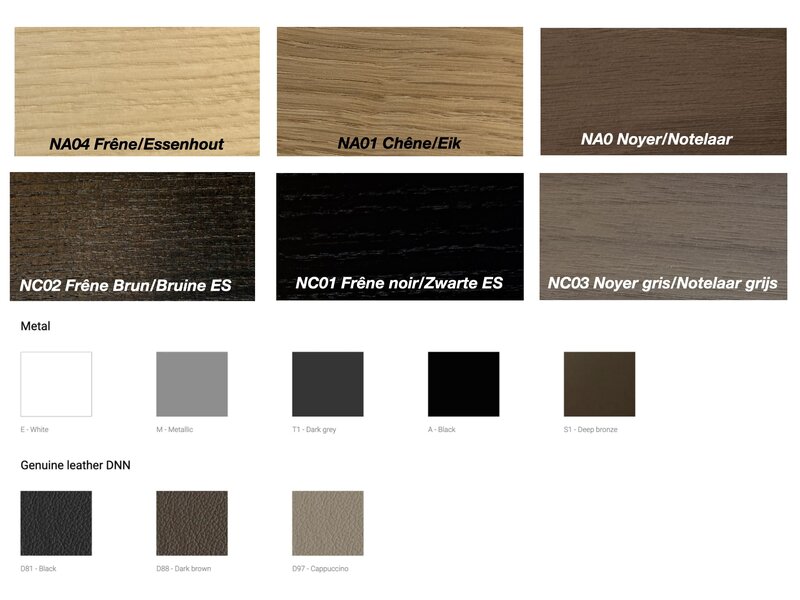 Bureau de direction Narbutas Arqus avec caisson bas – Luxe moderne, design italien et fonctionnalité