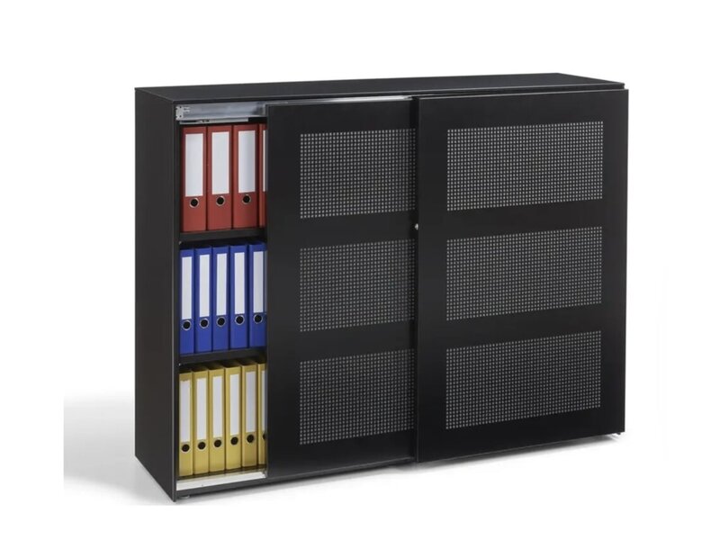 Flexaro Slide & Go – Armoire acoustique à portes coulissantes hauteur 120 cm pour bureaux ouverts