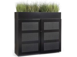 Flexaro Slide & Go – Armoire acoustique à portes coulissantes hauteur 120 cm pour bureaux ouverts