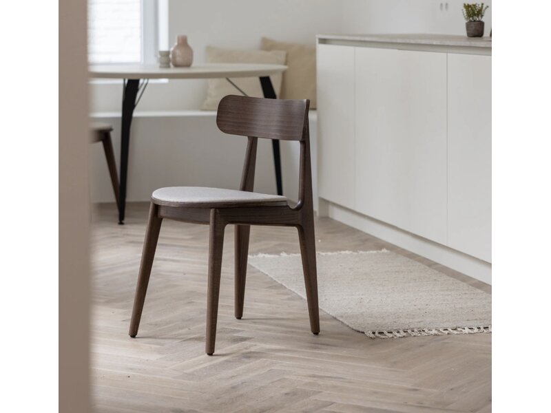 BNO Celeste stoel in beukenhout – elegante designstoel in naturel of bruin