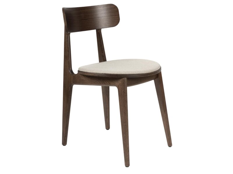 BNO Celeste stoel in beukenhout – elegante designstoel in naturel of bruin