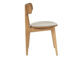 BNO Celeste stoel in beukenhout – elegante designstoel in naturel of bruin