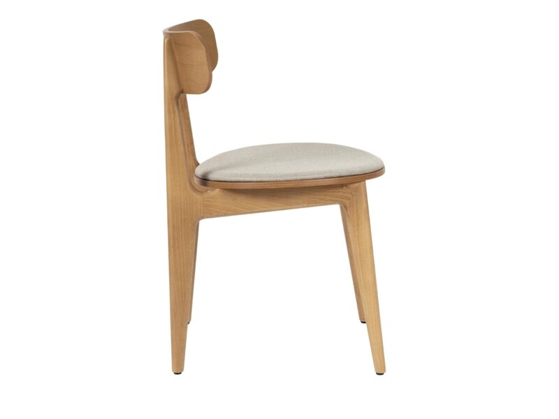 BNO Celeste stoel in beukenhout – elegante designstoel in naturel of bruin