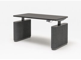 MDD Ogi Drive elektrisch verstelbaar bureau met PET-viltpanelen – ergonomisch, akoestisch en modern werkstation