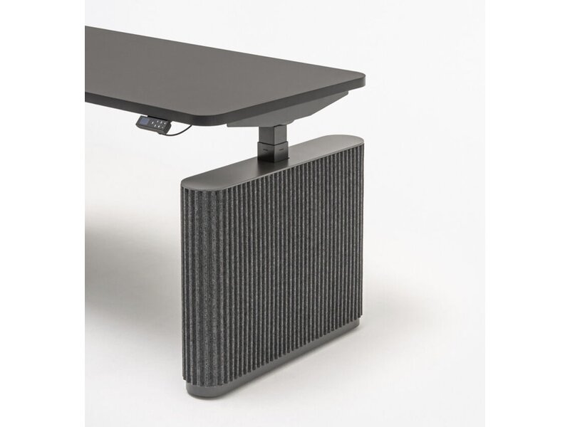 MDD Ogi Drive elektrisch verstelbaar bureau met PET-viltpanelen – ergonomisch, akoestisch en modern werkstation