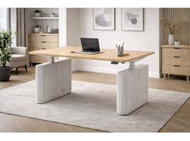 MDD Ogi Drive elektrisch verstelbaar bureau met PET-viltpanelen – ergonomisch, akoestisch en modern werkstation