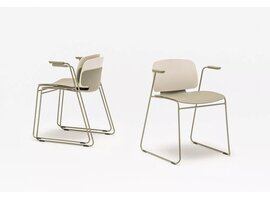 MDD Lena stapelbare vergaderstoel – modulaire oplossing voor conferentie-, opleidings- en auditoriumruimtes