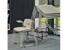 MDD Lena stapelbare vergaderstoel – modulaire oplossing voor conferentie-, opleidings- en auditoriumruimtes