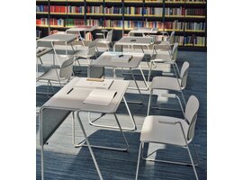 MDD Lena stapelbare vergaderstoel – modulaire oplossing voor conferentie-, opleidings- en auditoriumruimtes