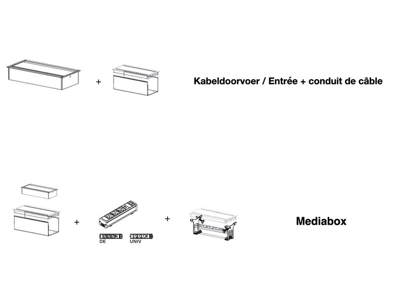 Spike table de réunion design grande