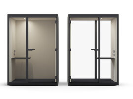 Sonus M akoestische pods Narbutas SONUS S+ verrijdbare akoestische werkpod voor flexibel en geconcentreerd werken