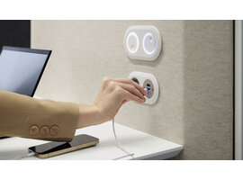 Sonus M akoestische pods Narbutas SONUS S+ verrijdbare akoestische werkpod voor flexibel en geconcentreerd werken