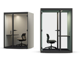 Sonus M akoestische pods Narbutas SONUS S+ verrijdbare akoestische werkpod voor flexibel en geconcentreerd werken