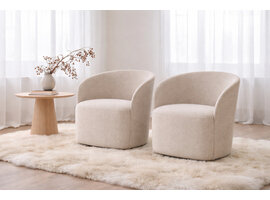 Flower lounge chair – comfortabele design lounge fauteuil met zachte stoffering