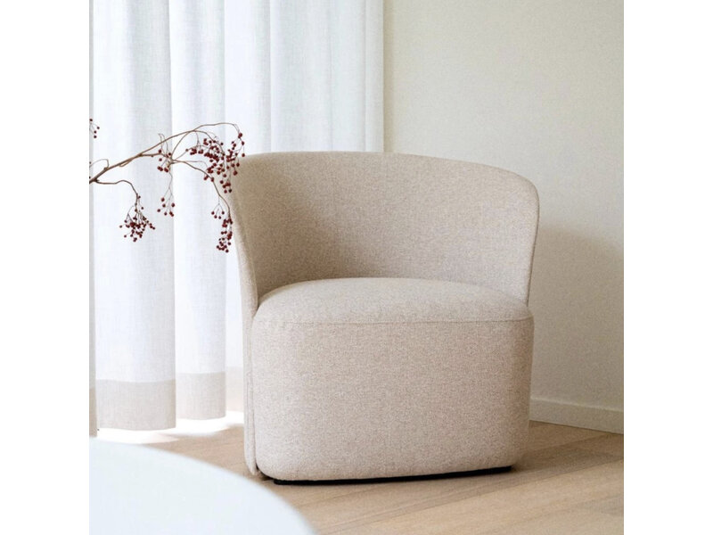 Flower lounge chair – comfortabele design lounge fauteuil met zachte stoffering