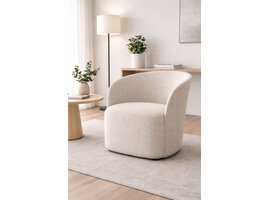 Flower lounge chair – comfortabele design lounge fauteuil met zachte stoffering