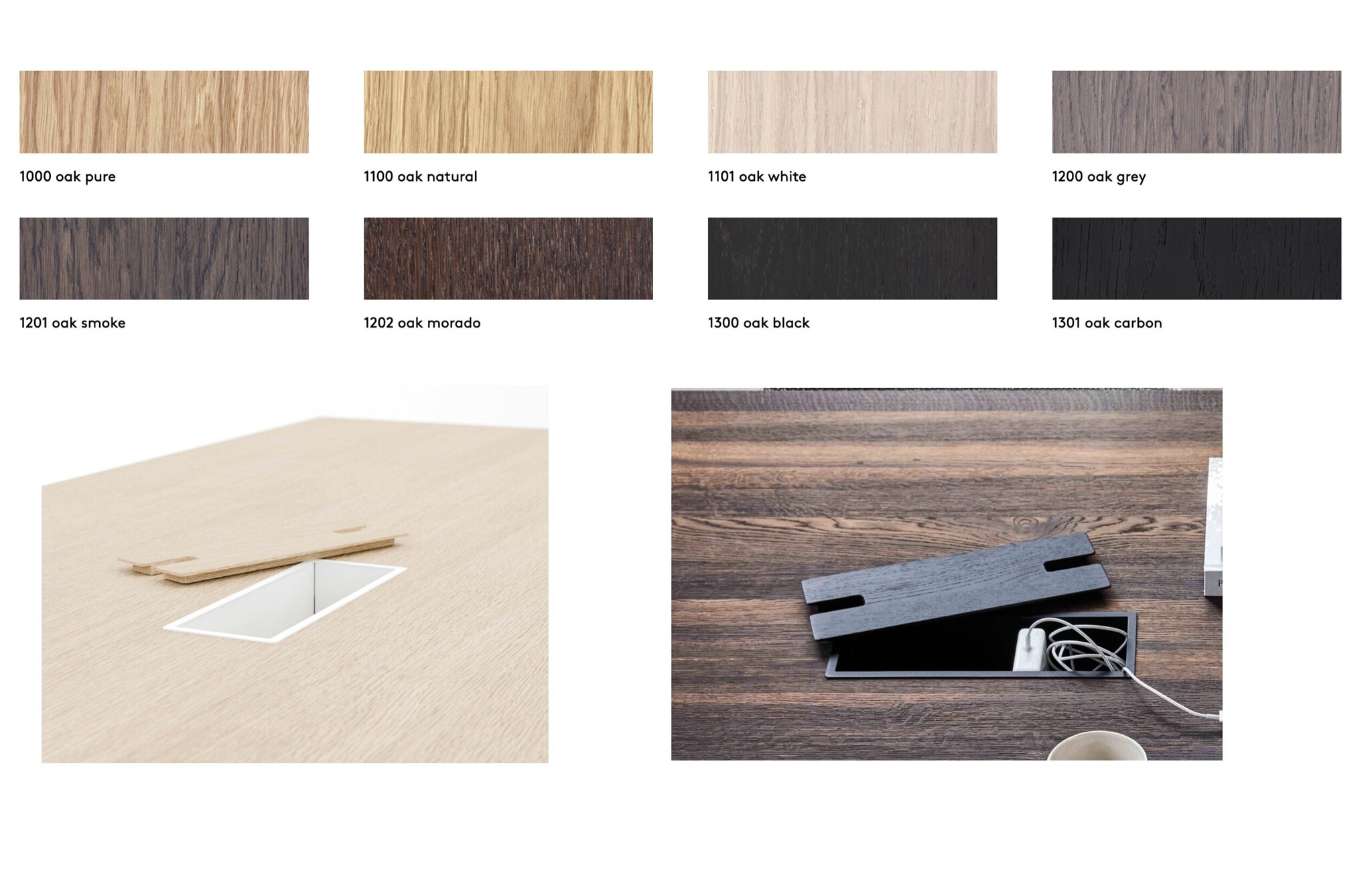 Arco Slim+ table en chêne