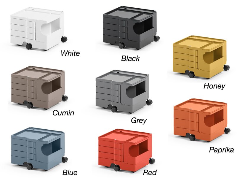 B-Line Boby B13 design multiwagen op wielen – opbergtrolley van Joe Colombo