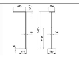 Waldmann LAVIGO lampadaire LED 102W 14050 lm – éclairage professionnel de bureau