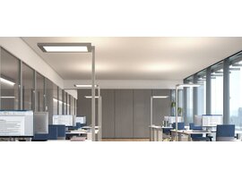 Waldmann LAVIGO lampadaire LED 102W 14050 lm – éclairage professionnel de bureau