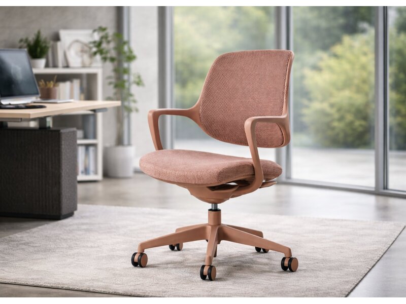 TINTO chaise de bureau moderne à roulettes pour réunion et télétravail
