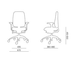 BNO B02 Free Float Netweave chaise de bureau ergonomique avec accoudoirs 5D et norme EN1335 B02 Free Float Netweave chaise de bureau ergonomique avec accoudoirs 5D et norme EN1335